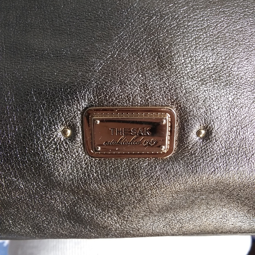 SAK purse, gunmetal or silver never used - Picture 3 of 6